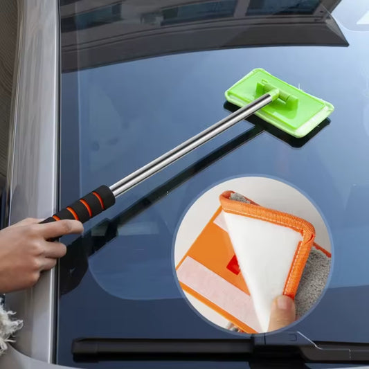 Smart Cleaner Pro™ – teleskopowa myjka z mikrofibrą do mycia szyb